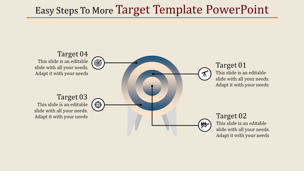 Affordable Target Template PowerPoint Slide Designs